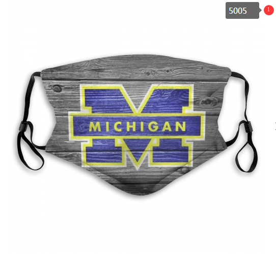 NCAA Michigan Wolverines #10 Dust mask with filter->ncaa dust mask->Sports Accessory